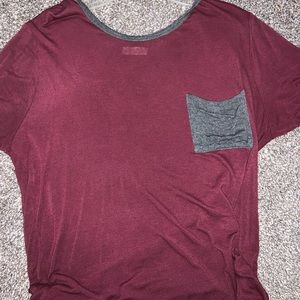Maroon Tee